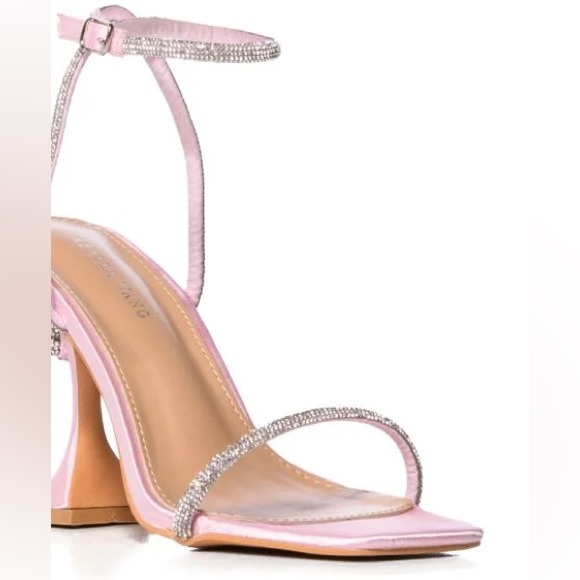 Pink Rhinestone Heels - Picture 10 of 10